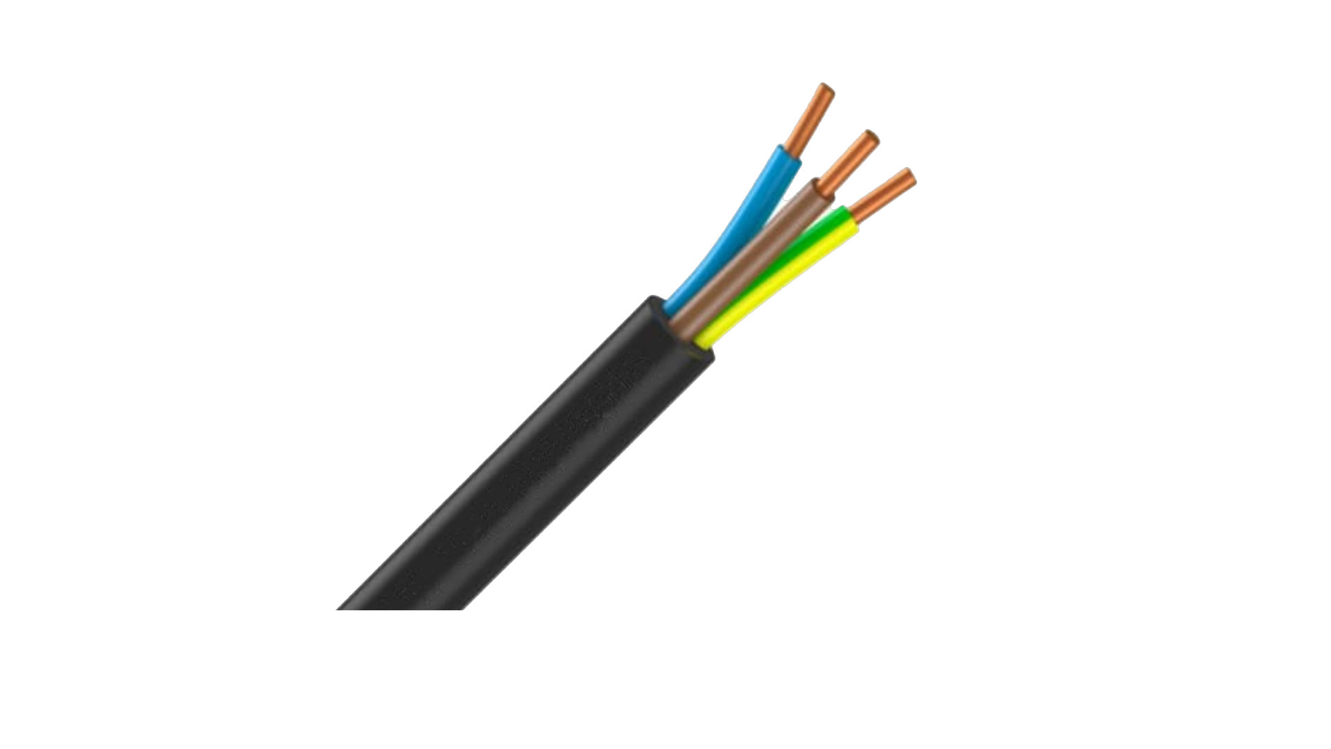 Câble électrique 3G1,5 couronne de 50m