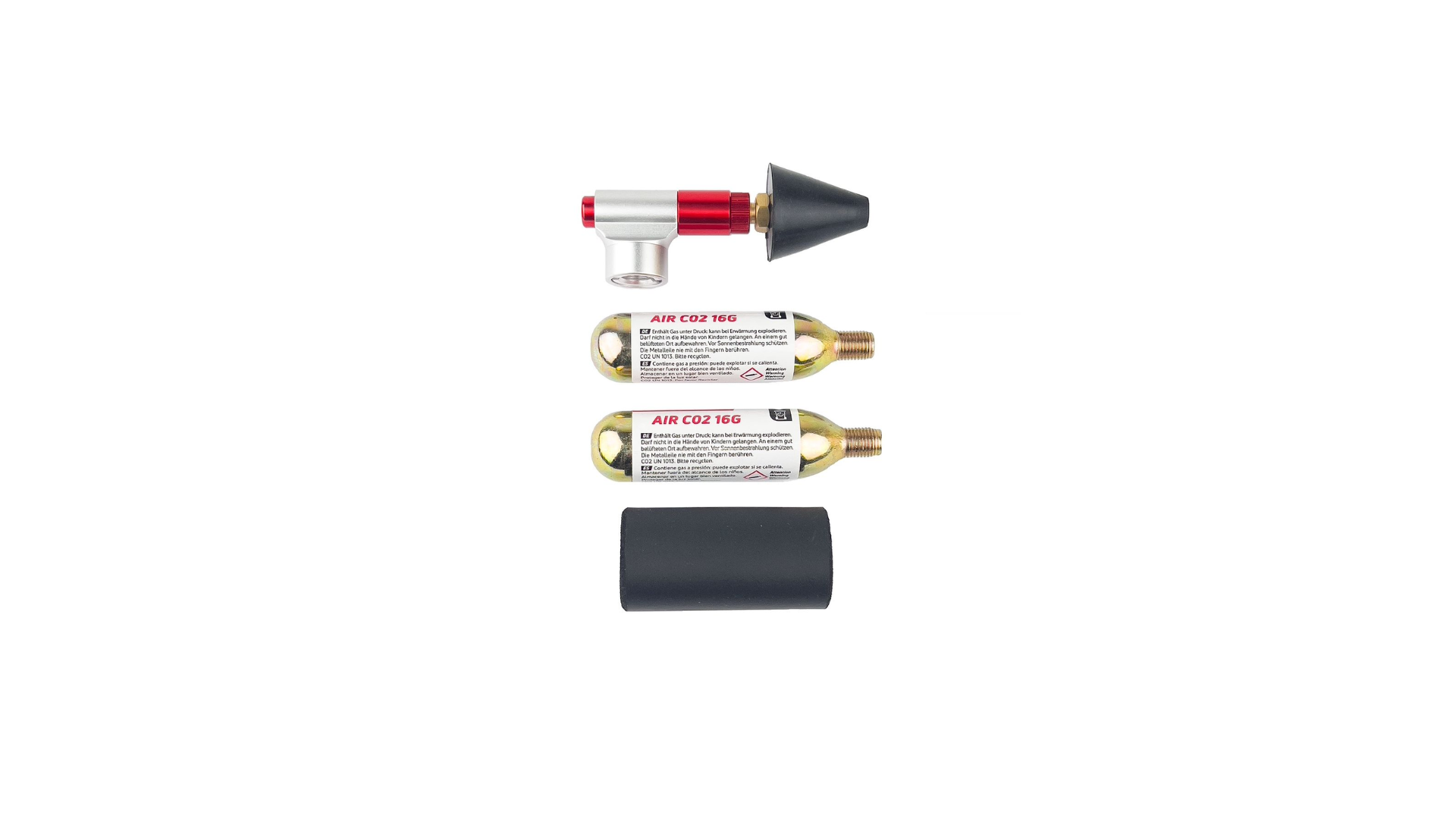 Déboucheur tube condensat à air comprimé, outil, adaptateur et 2 cartouches CO2