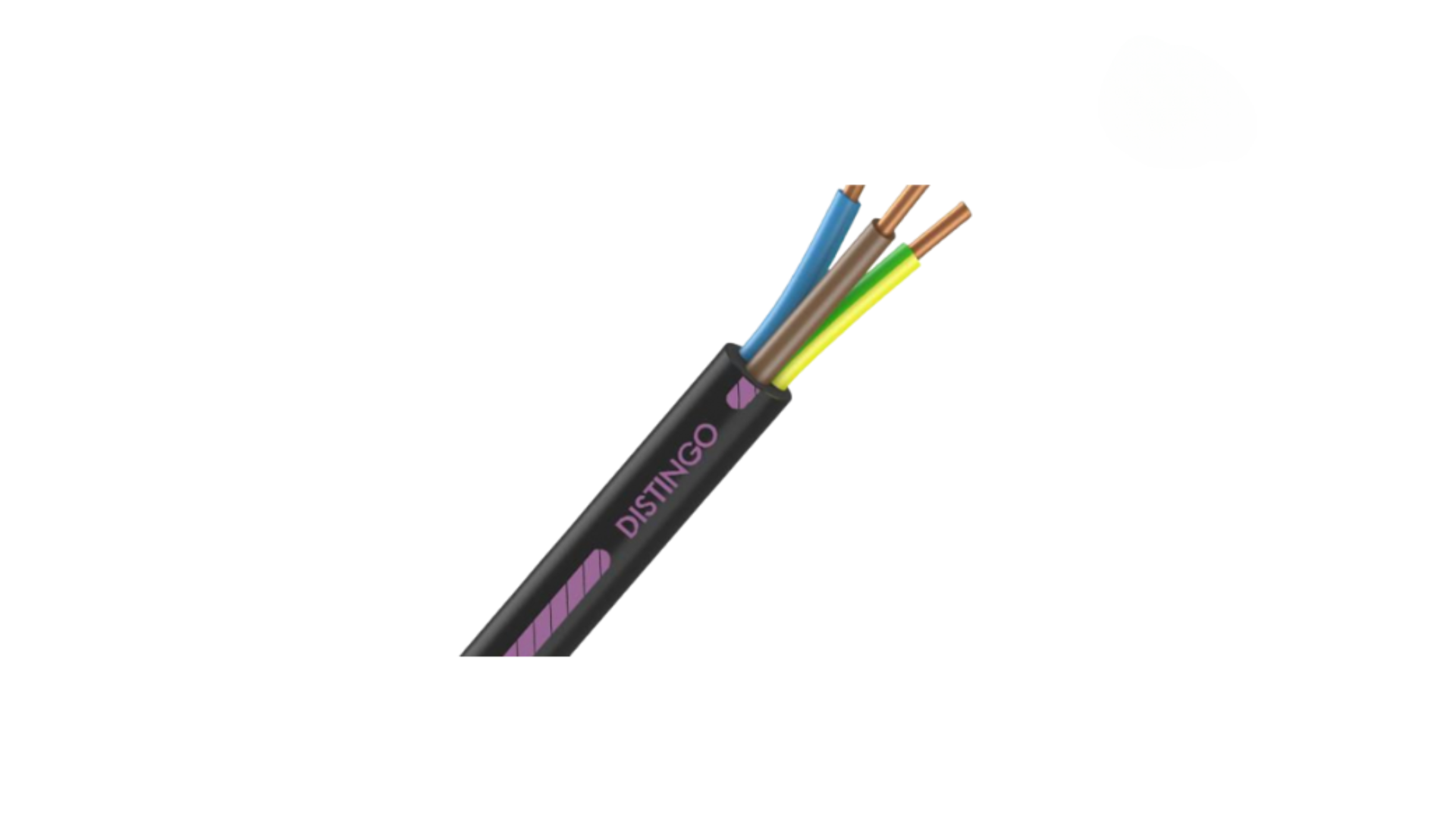 Câble électrique 3G4 couronne de 50m