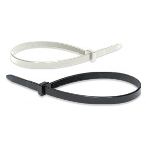 Collier Nylon Blanc (100pcs) - ACOMAT