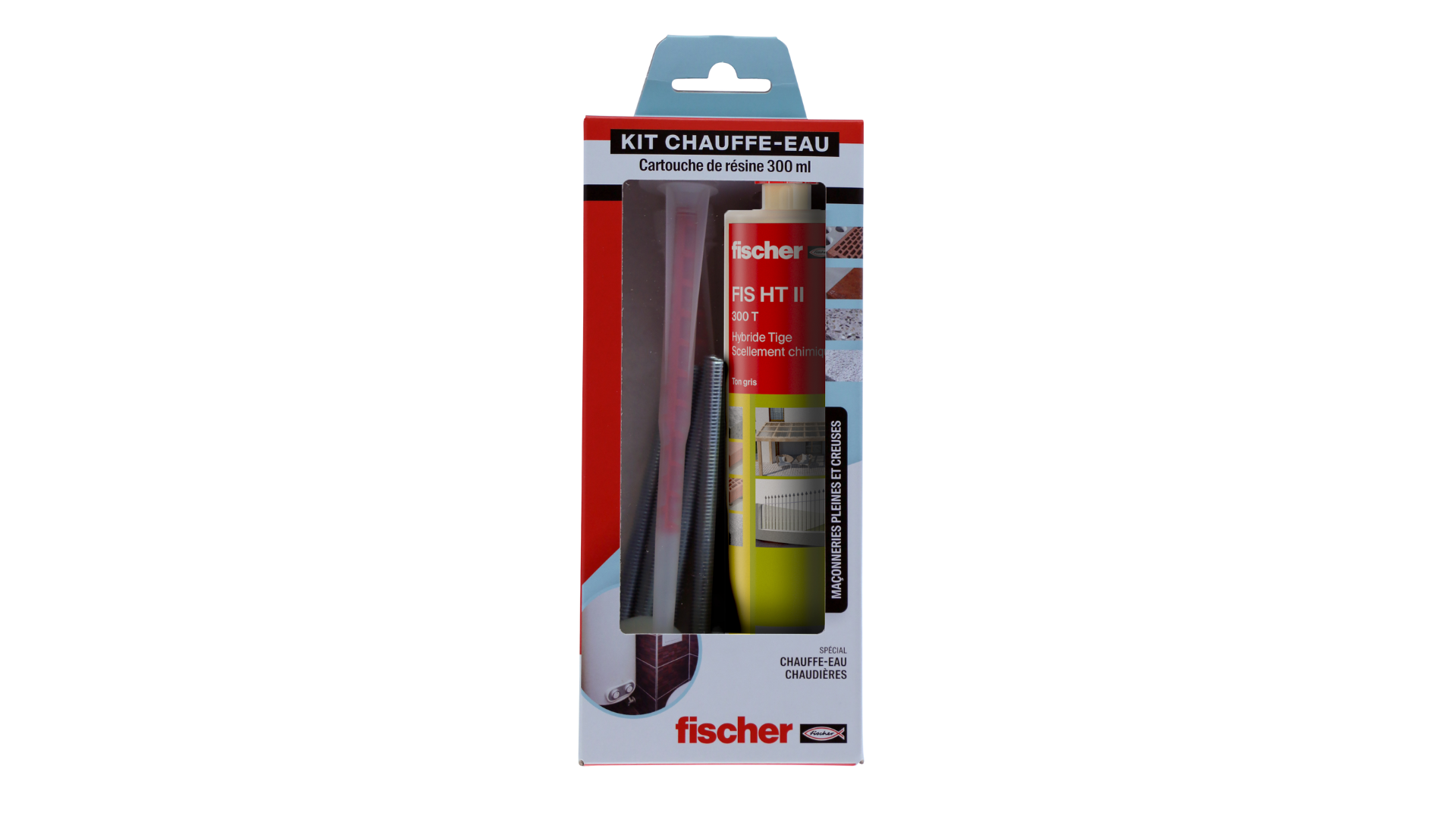 Kit scellement chauffe eau 300ml - FISCHER