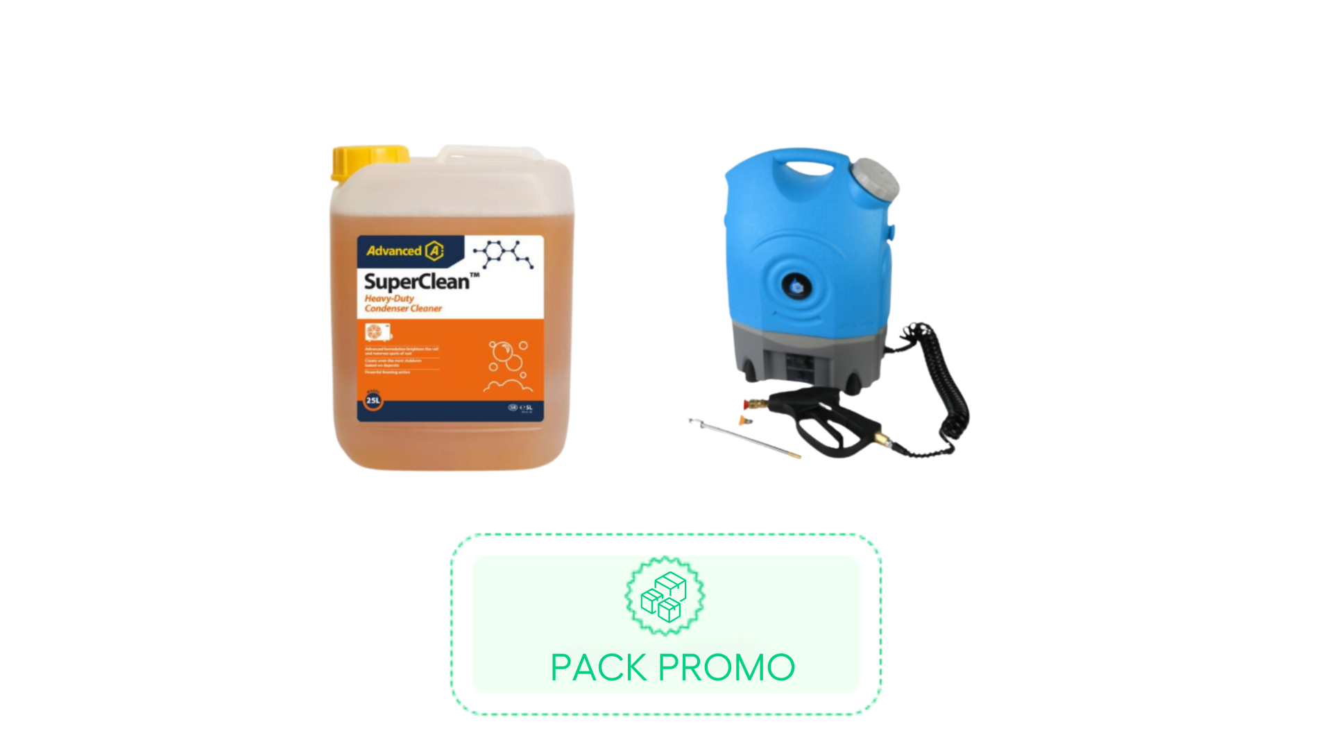 Pack : Nettoyeur haute pression Easypro + SuperClean 5L