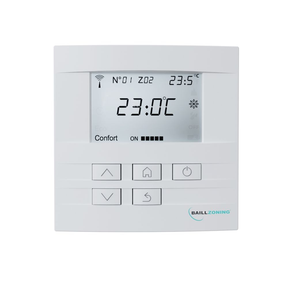 Thermostat Radio pour régulation blanc - BAILLINDUSTRIE