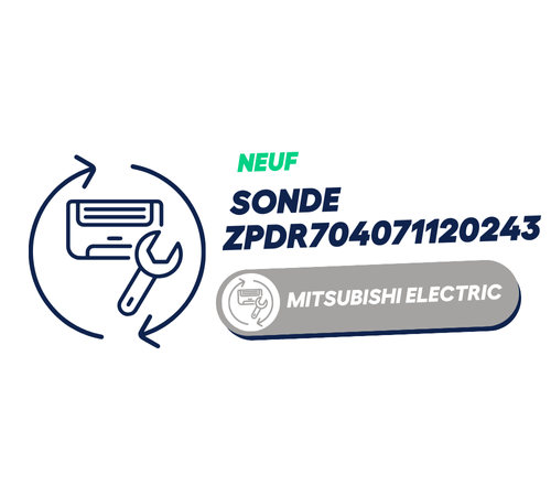 E22C34307  Sonde RT68 (OUTDOOR H/E TEMP.THERMIST) - pour SUZKA35VA2TH /  SUZ-KA25VA2.TH / MUZ-EF42VE-E2/E5/ MUZ-HJ50VA-E1 -MUZ-EF35VE-E3- MITSUBISHI ELECTRIC