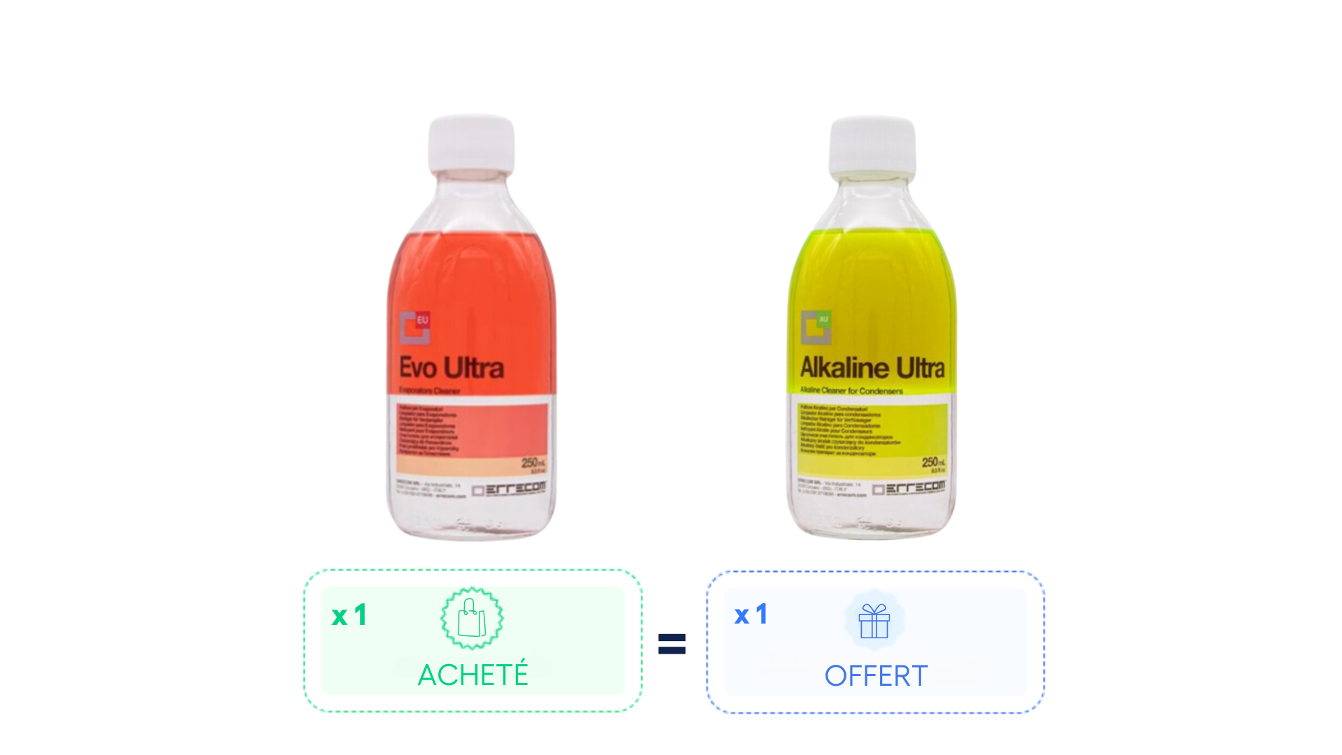 1 EVO ULTRA acheté = 1 ALKALINE ULTRA offert !