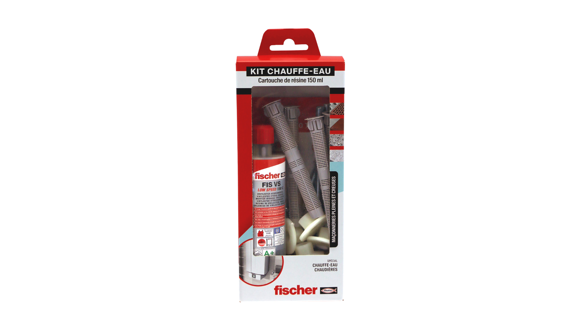 Kit scellement chauffe eau 150ml - FISCHER