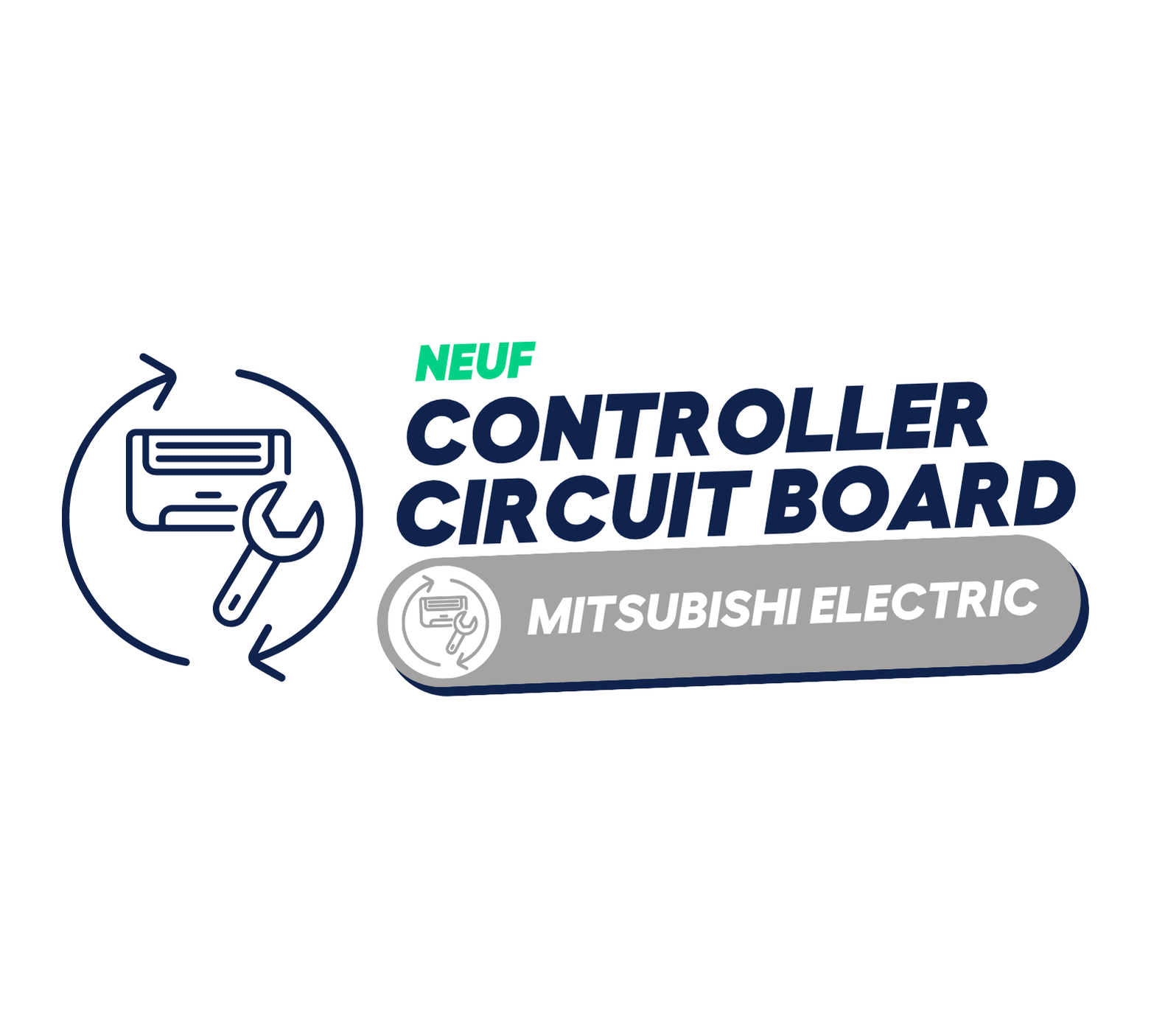 T7WF27315 CONTROLLER CIRCUIT BOARD - PUHZ-ZRP125VKA/  PUHZ-ZRP140VKA- MITSUBISHI ELECTRIC (neuf)
