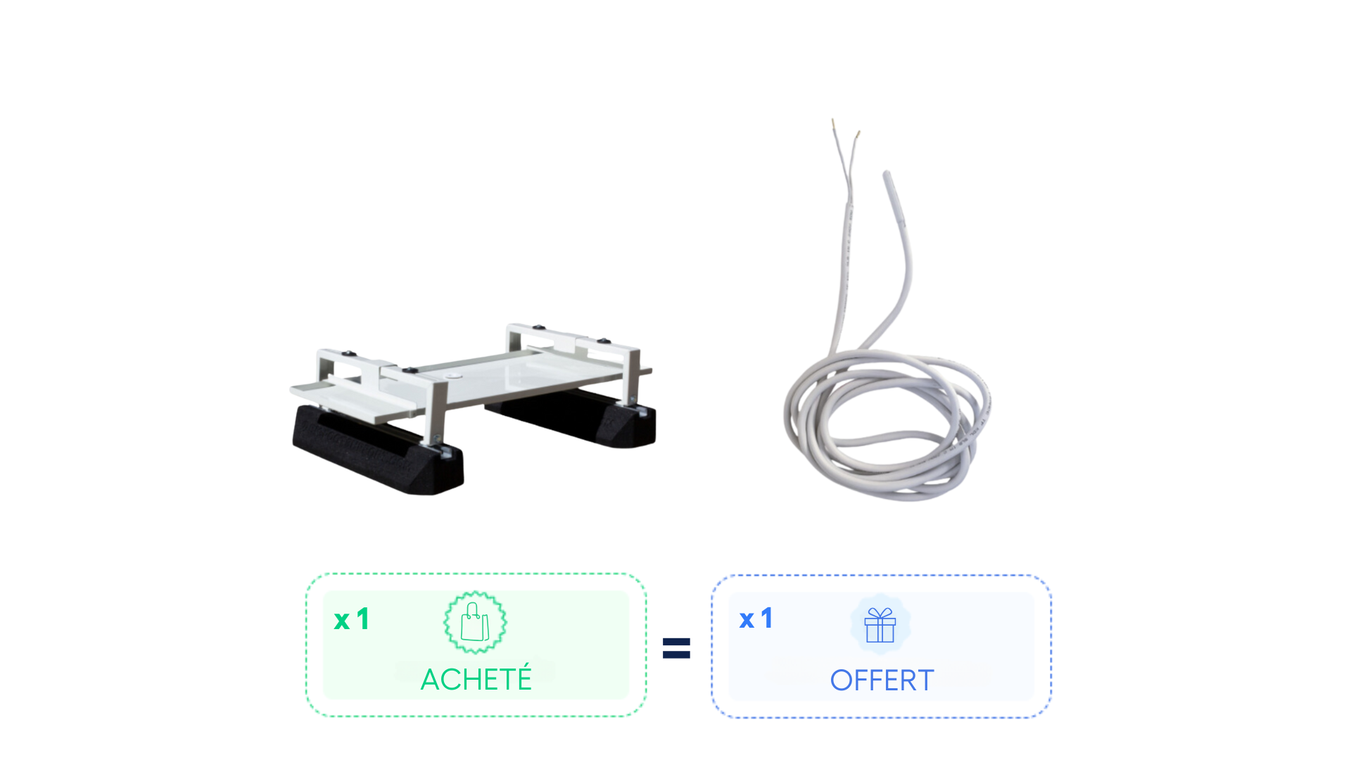 Pack : 1 Support PAC acheté = 1 cordon chauffant de 2 mètres OFFERT