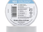 Bande isolante électrique 20m x 19mm Blanc - 3M