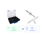Pack : Mallette de rangement + 3 siphons + 5 T de dérivation de condensat