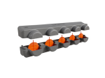 LOT - 5 volets de réglage de débit d'air diamètre 200 mm - BAILLINDUSTRIE