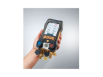 testo 558s kit Smart Vide - Manifold électronique avec sondes de température et de vide sans fil et jeu de 4 flexibles - TESTO
