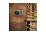 Climatiseur de cave à vin monobloc, capacité 25m3 pour volume isolé- froid seul - WINEMASTER