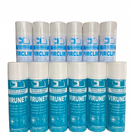 Pack - Nettoyants désinfectant FIRCLIM (6p) + Mousse nettoyante désinfectante VIRUNET (6p) - FIRCHIM