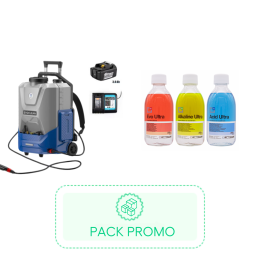 Pack : Nettoyeur à pression EVOCLEAN +  3 produits (Evo, Acid, Alkaline)