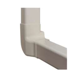 Angle vertical droit 80x60mm Ivoire (4 pcs) - IMPERIALE