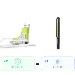 Pack : 2 MiniVerte Silence+ achetées = 1 Lampe de poche OFFERTE