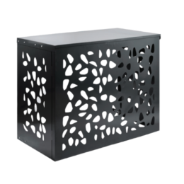 Cache climatisation acier gris - Taille L