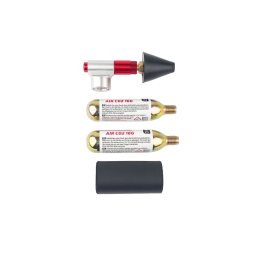 Déboucheur tube condensat à air comprimé, outil, adaptateur et 2 cartouches CO2
