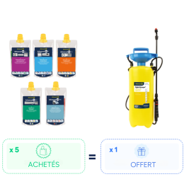 Pack : 5 Gels Advanced achetés = 1 Hydrosprayer OFFERT