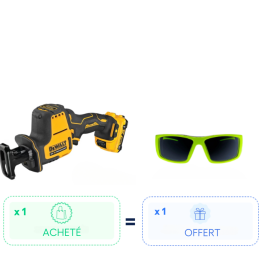 Pack : Scie sabre XR 12V  achetée = 1 Lunette de protection OFFERTE