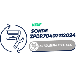 Sonde RT68 (OUTDOOR H/E TEMP.THERMIST) - pour SUZKA35VA2TH /  SUZ-KA25VA2.TH / MUZ-EF42VE-E2/E5/ MUZ-HJ50VA-E1 -MUZ-EF35VE-E3- MITSUBISHI ELECTRIC