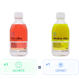 1 EVO ULTRA acheté = 1 ALKALINE ULTRA offert !