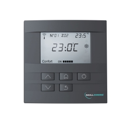 Thermostat Radio pour régulation anthracite - BAILLINDUSTRIE