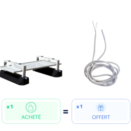 Pack : 1 Support PAC acheté =  1 cordon chauffant de 2 mètres OFFERT